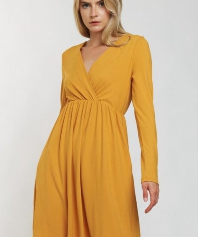 Long Sleeve Dress - DTY BRUSHED